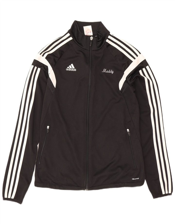 Adidas Damen Climacool Trainingsanzug Top Jacke UK 8/10 Small Schwarz