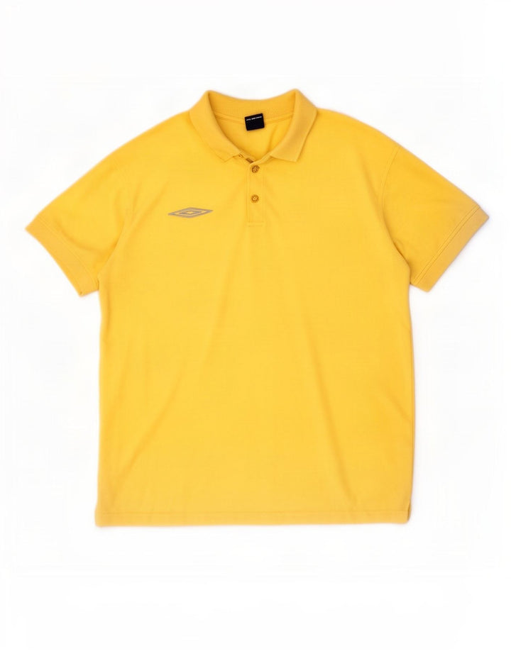 Under Armour Herren-Poloshirt, große gelbe Baumwolle
