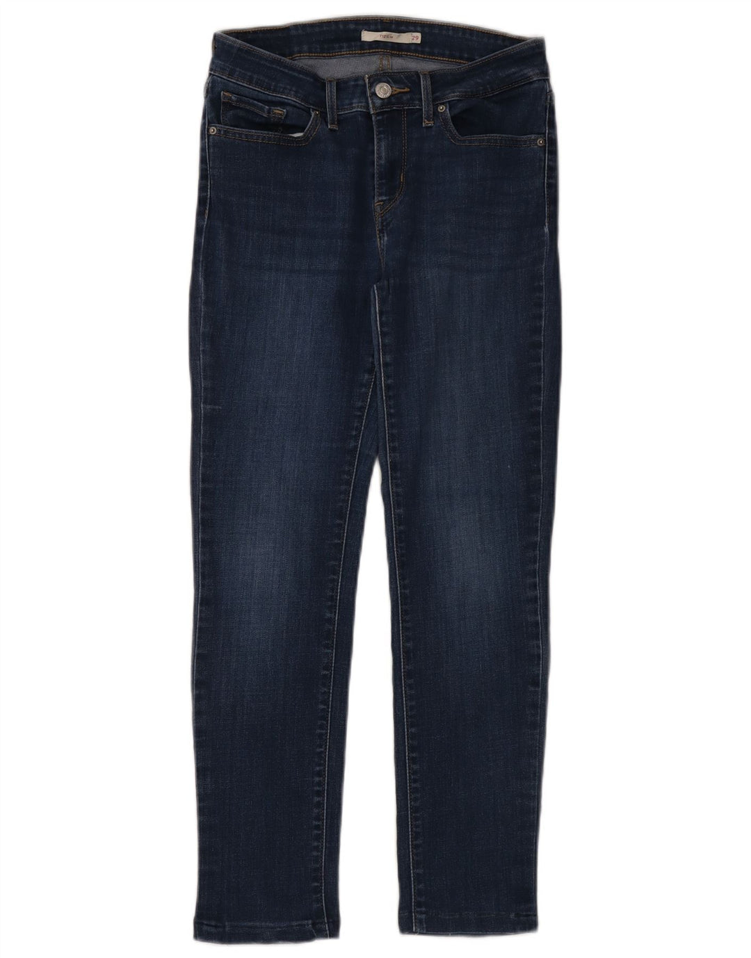 Levi's Damen 712 Slim Jeans W29 L26 Marineblau