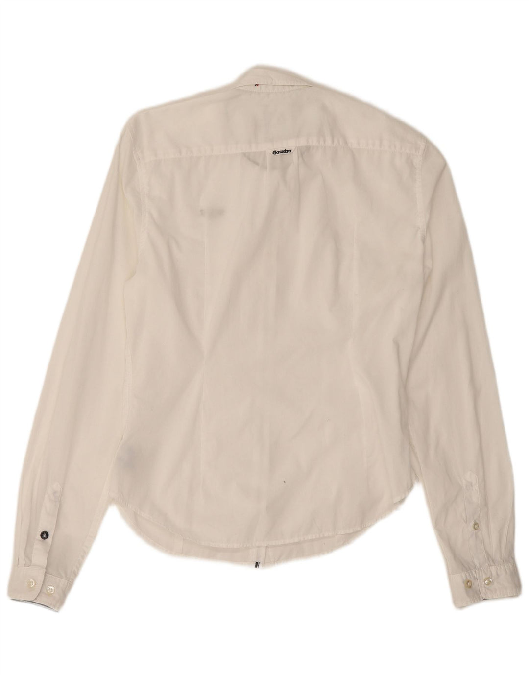 Gaastra Damen-Hemd UK 10 Small aus weißer Baumwolle