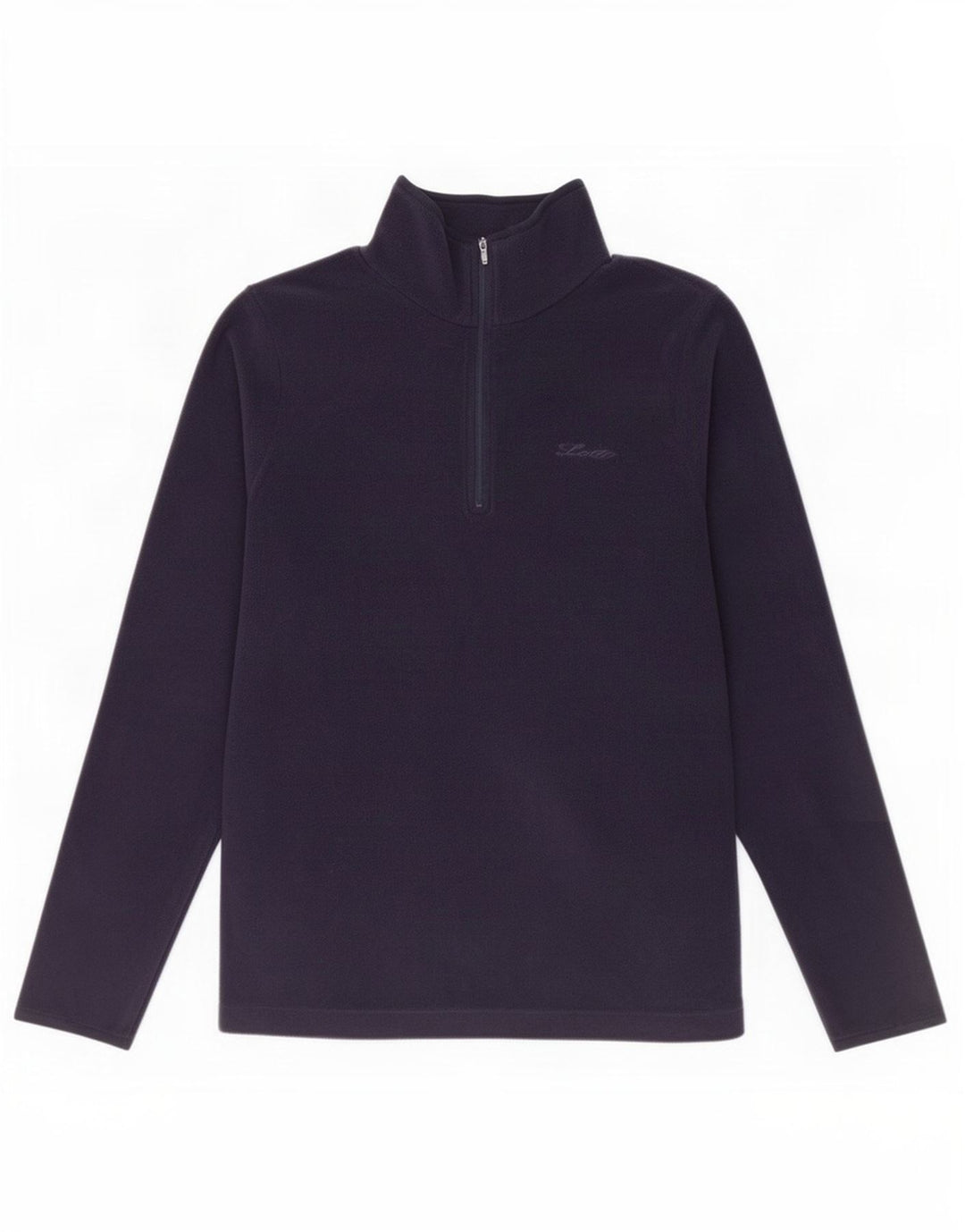 Lotto Herren-Fleecepullover mit Reißverschluss am Hals, klein, marineblau, Polyester