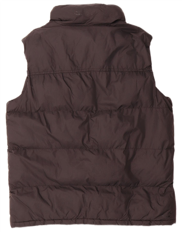 Caterpillar Herren Wattierte Weste UK 40 Large Schwarz Nylon