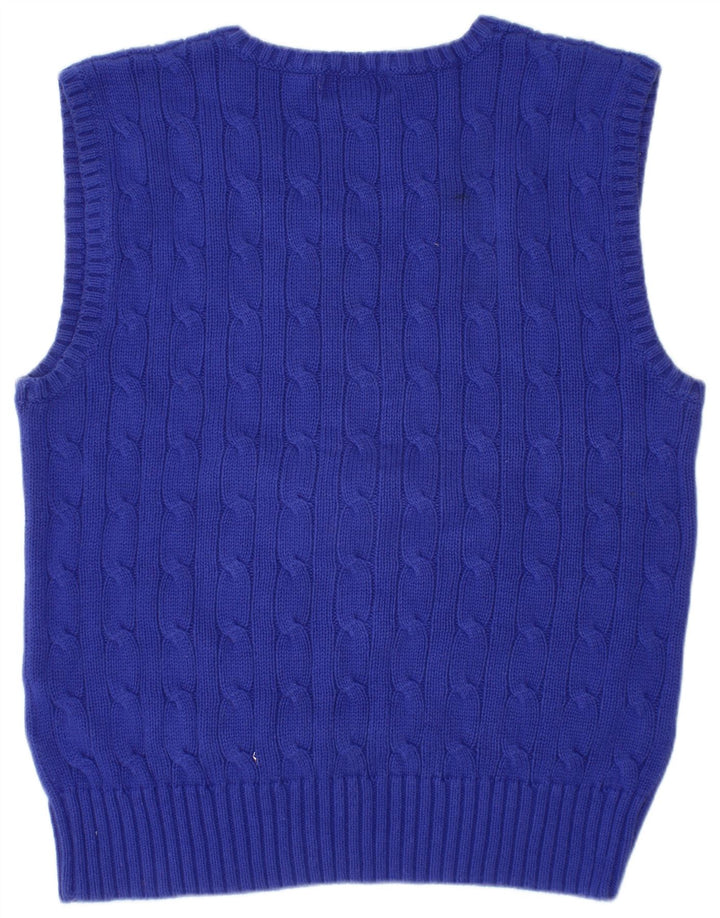 POLO RALPH LAUREN Jungen-Tanktop, 6–7 Jahre, blaue Baumwolle