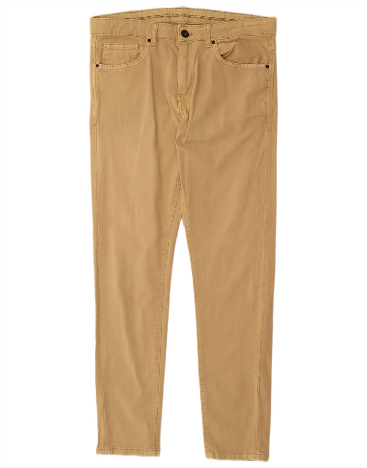 Zara Herren Slim Jeans EU 40 Mittel W31 L30 Beige