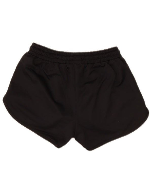 Ellesse Womens Graphic Sport Shorts UK 8 Small Schwarz