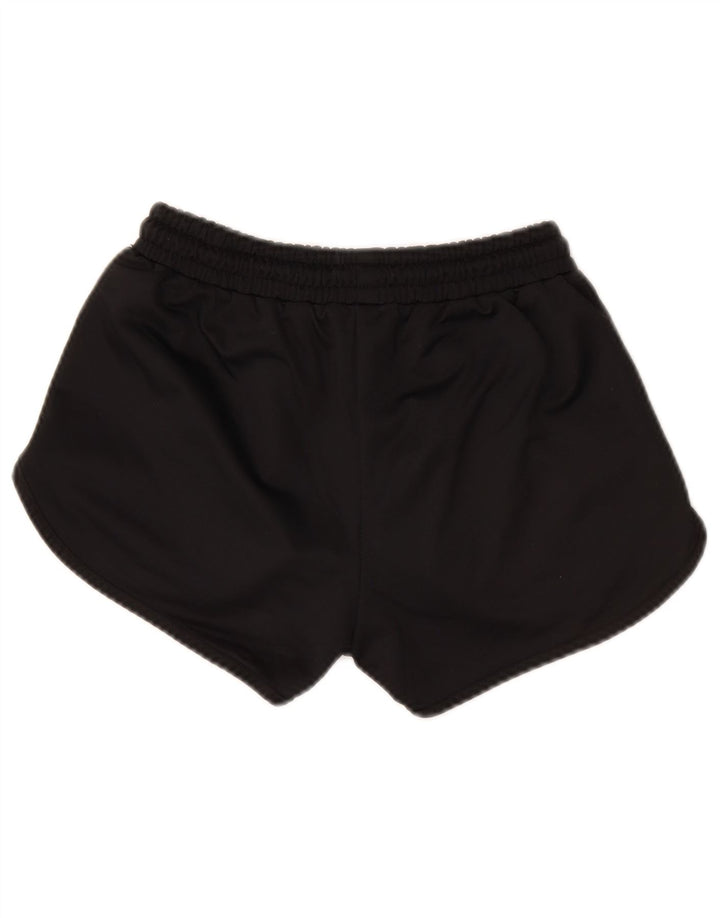 Ellesse Womens Graphic Sport Shorts UK 8 Small Schwarz