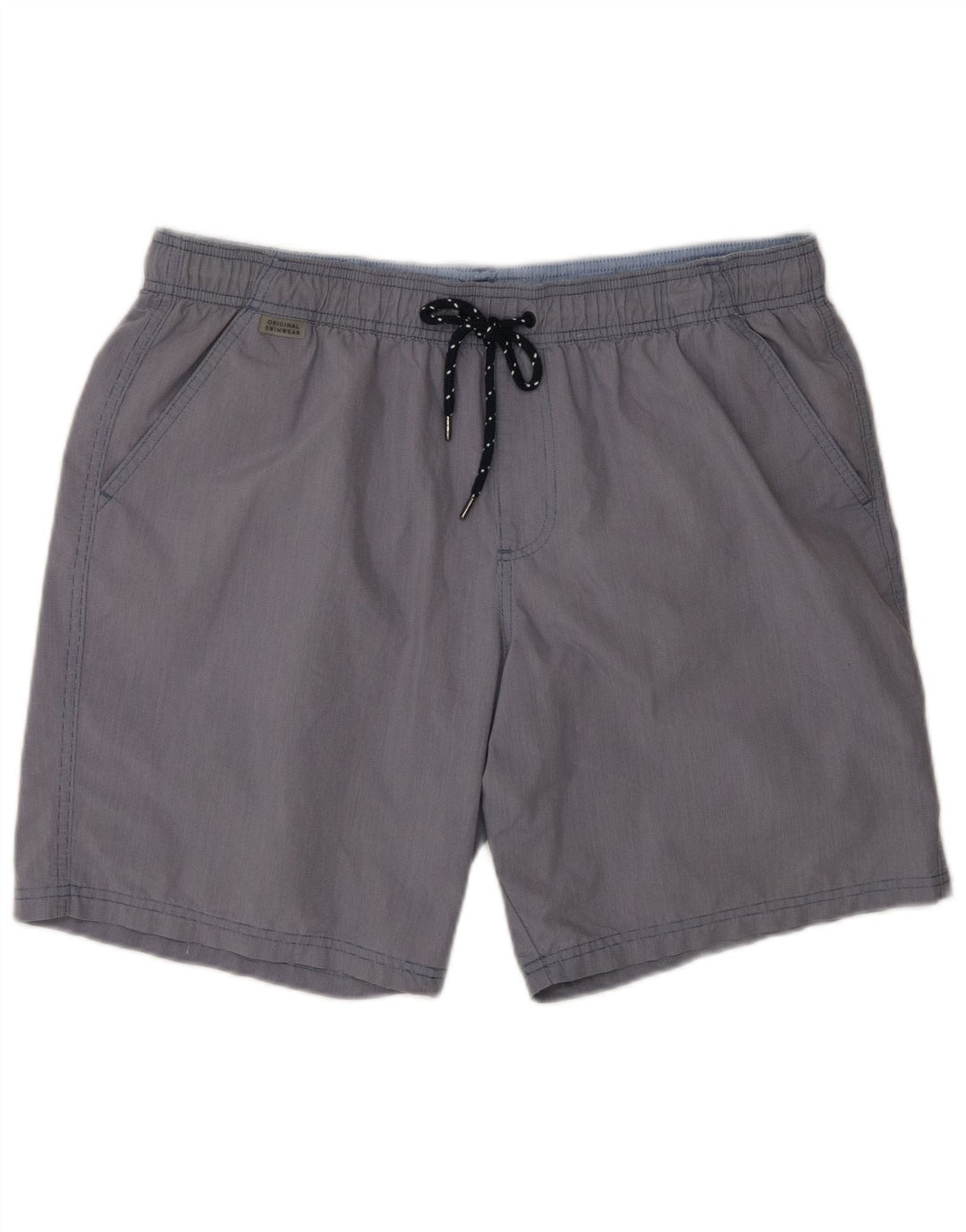 Marks & Spencer Herren-Badeshorts, groß, aus blauer Baumwolle