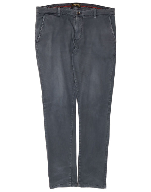 Refrigiwear Slim Chino-Hose für Herren, Größe 52, XL, W36, L32, Marineblau, Baumwolle