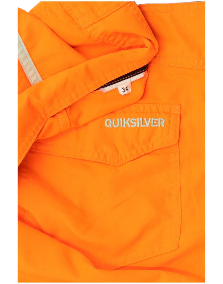 Quiksilver Herren-Badeshorts, Größe L, Orange