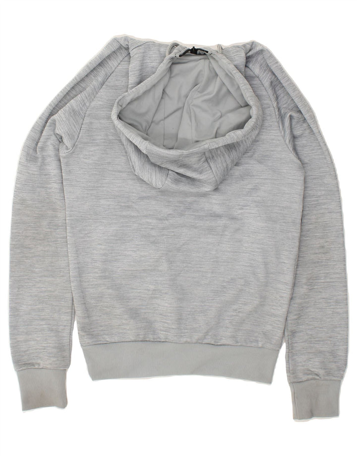 MCKENZIE Mens Hoodie Jumper Small Grey Colourblock Polyester | Vintage Mckenzie | Thrift | Second-Hand Mckenzie | Used Clothing | Messina Hembry 