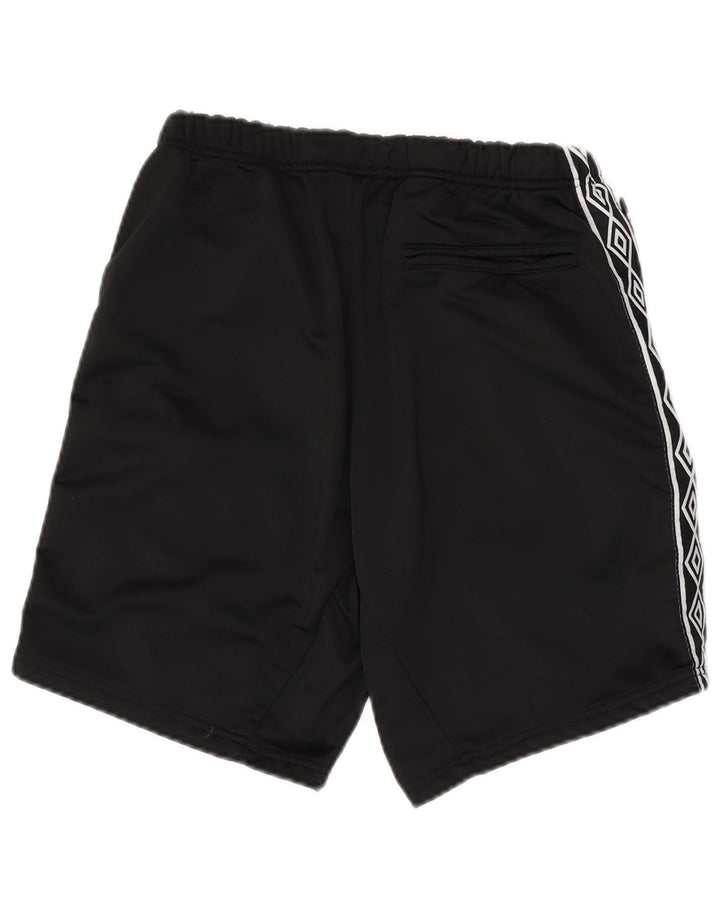 Umbro Herren Graphic Sport Shorts Large Schwarz Polyester