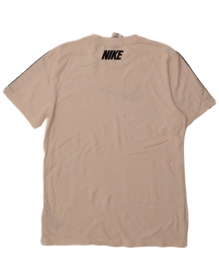 Nike Herren-T-Shirt mit Grafik, mittelweiße Baumwolle