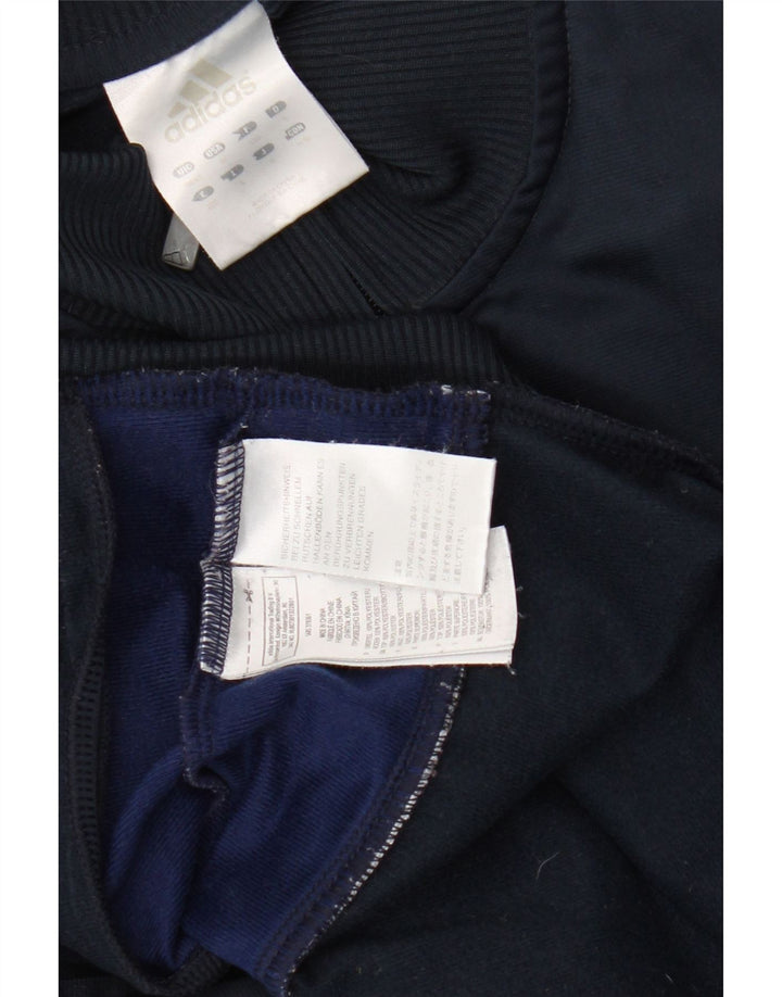 Adidas Herren-Trainingsanzug-Top-Jacke, UK 40/42, mittleres Marineblau, Farbblock