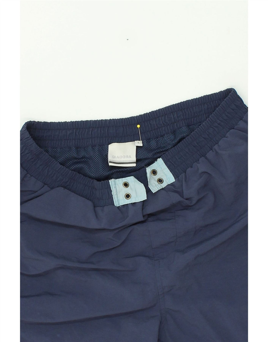 DIADORA Herren-Badeshorts, groß, marineblau, gestreift, Polyamid
