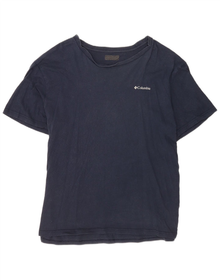 Columbia Herren-T-Shirt mit Grafik, Größe L, Marineblau