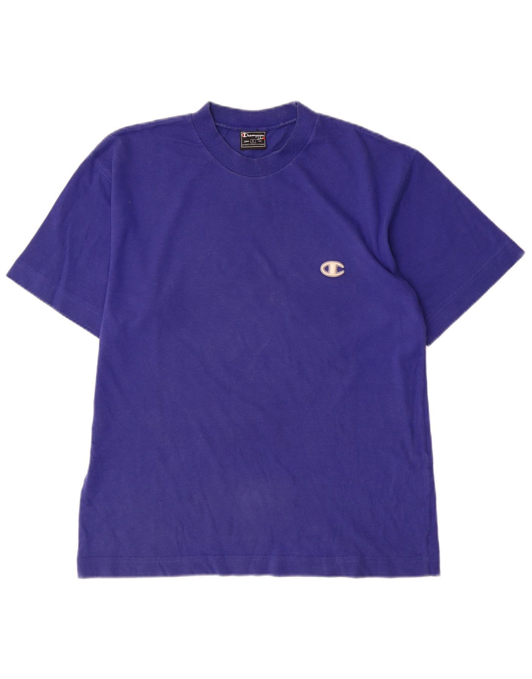 Champion Herren T-Shirt Top Small Blau Baumwolle
