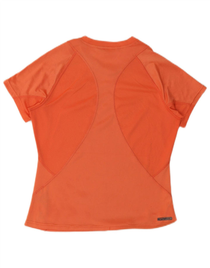 Puma Damen T-Shirt Top UK 12 Medium Orange Polyester