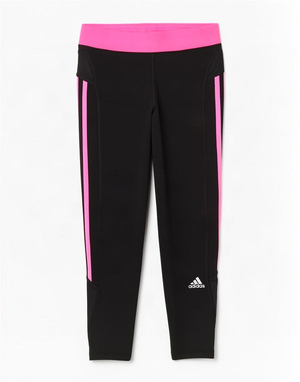 Adidas Capri-Leggings für Damen, UK 10, Größe S, Schwarz, Colourblock-Polyester