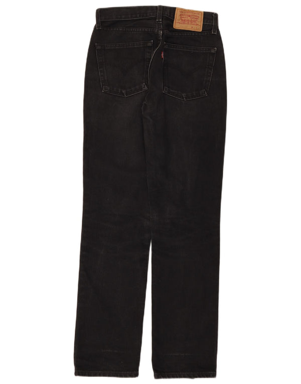 Levi's Damen Baggy Straight Jeans W29 L32 Schwarze Baumwolle