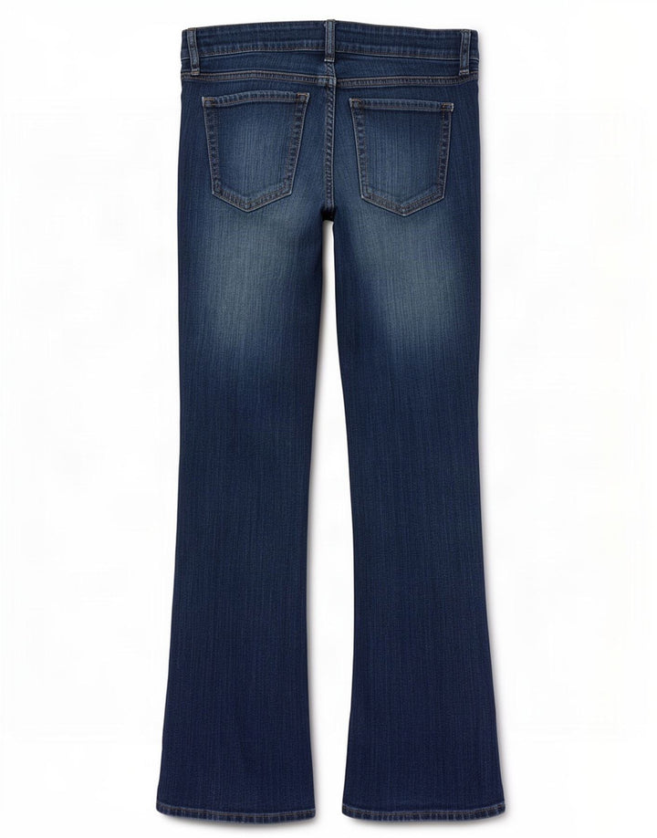 Gap Damen Bootcut Jeans UK 10 Small W30 L32 Blaue Baumwolle