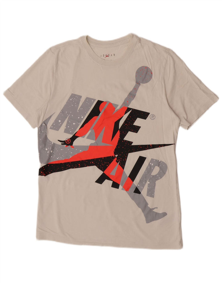Jordan Herren-T-Shirt mit Grafik, mittelweiße Baumwolle