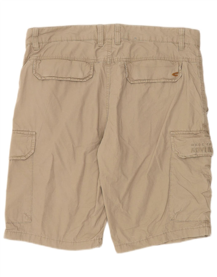 Camel Active Herren Cargoshorts W33 Mittelbeige Baumwolle