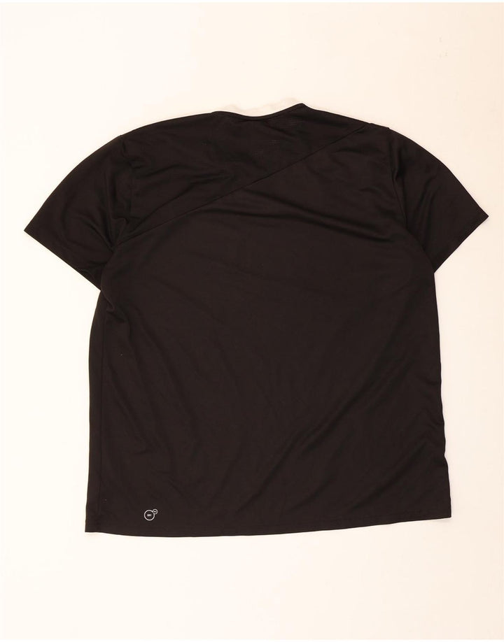 Puma Herren T-Shirt Top 2XL Schwarz Colourblock Polyester