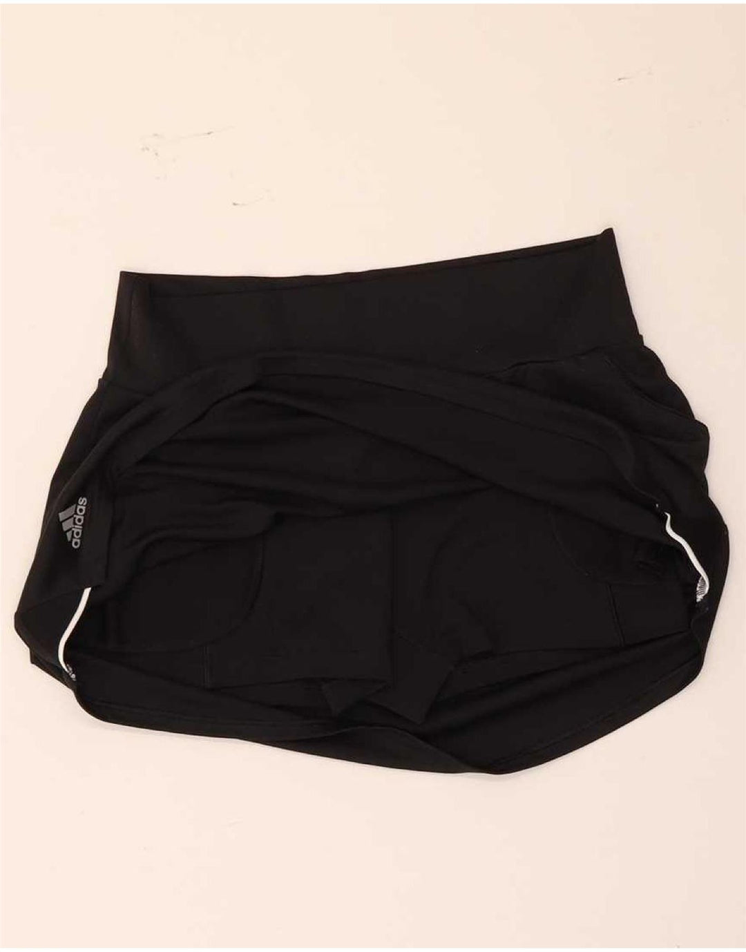 Adidas Damen Aeroready Skort UK 12/14 Medium Schwarz Polyester