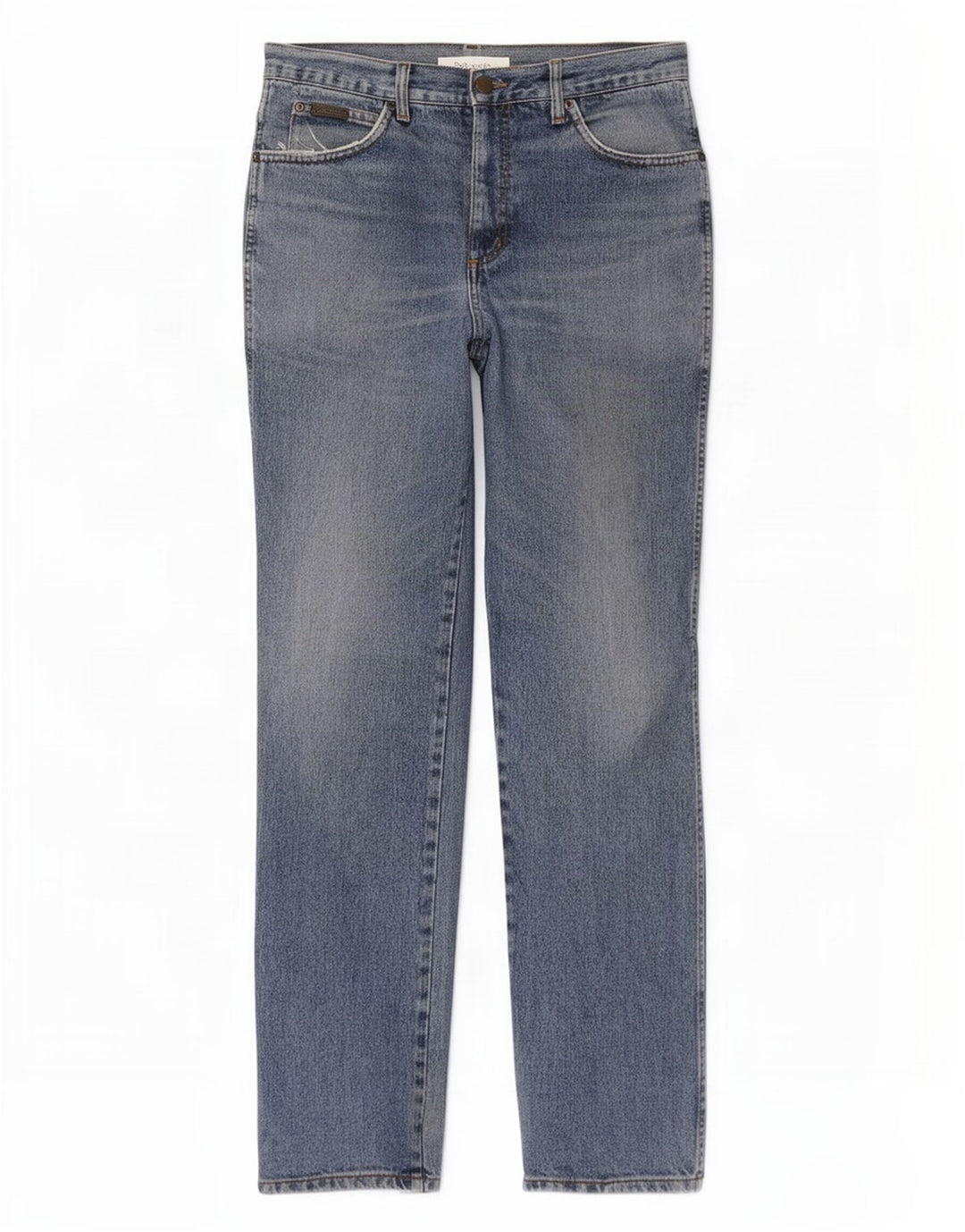 Wrangler Herren Ohio Straight Jeans W32 L32 Blaue Baumwolle