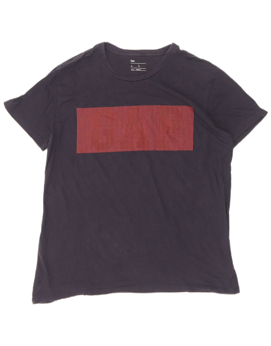 Gap Herren-T-Shirt mit Grafik, groß, marineblau, Baumwolle