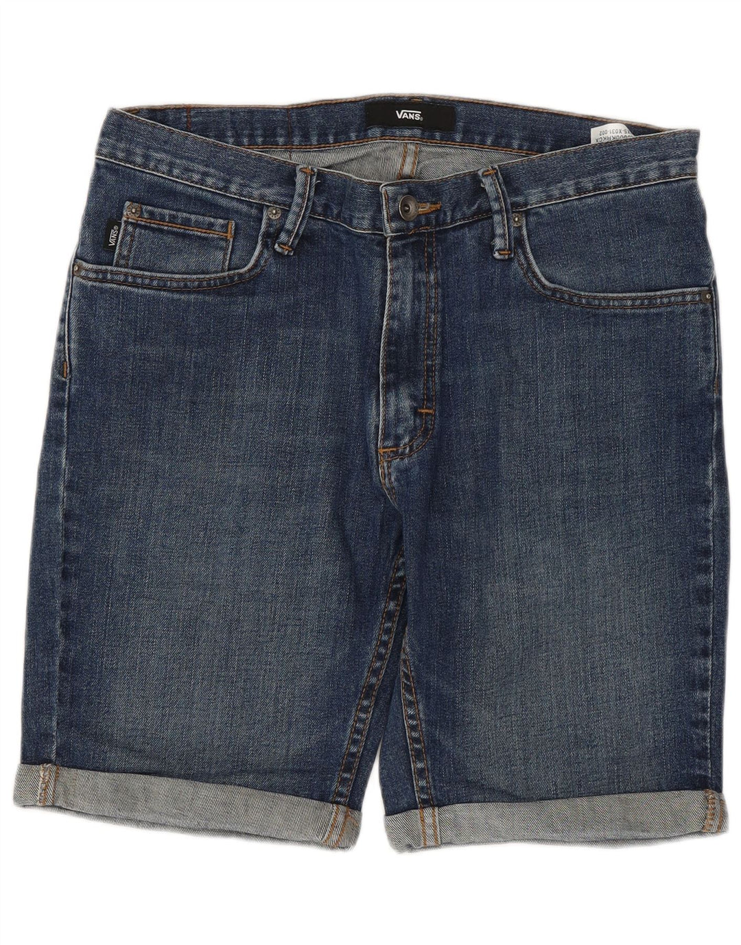 VANS Herren-Jeansshorts W30, mittelmarineblaue Baumwolle