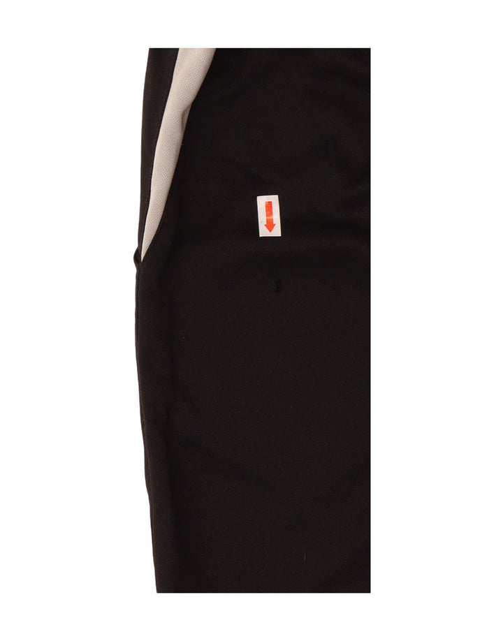 UMBRO Mens Tracksuit Trousers Joggers Small  Black Colourblock Polyester