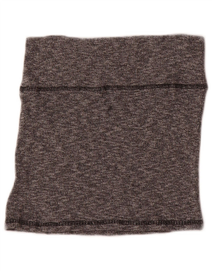 Zara Damen Trafaluc Knit Minirock Medium W28 Grau meliert