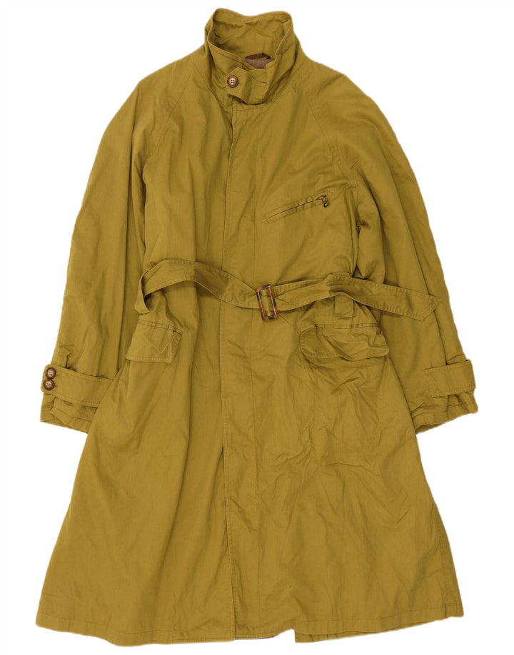 GB.PEDRINI Herren Trenchcoat IT 46 Small Grün