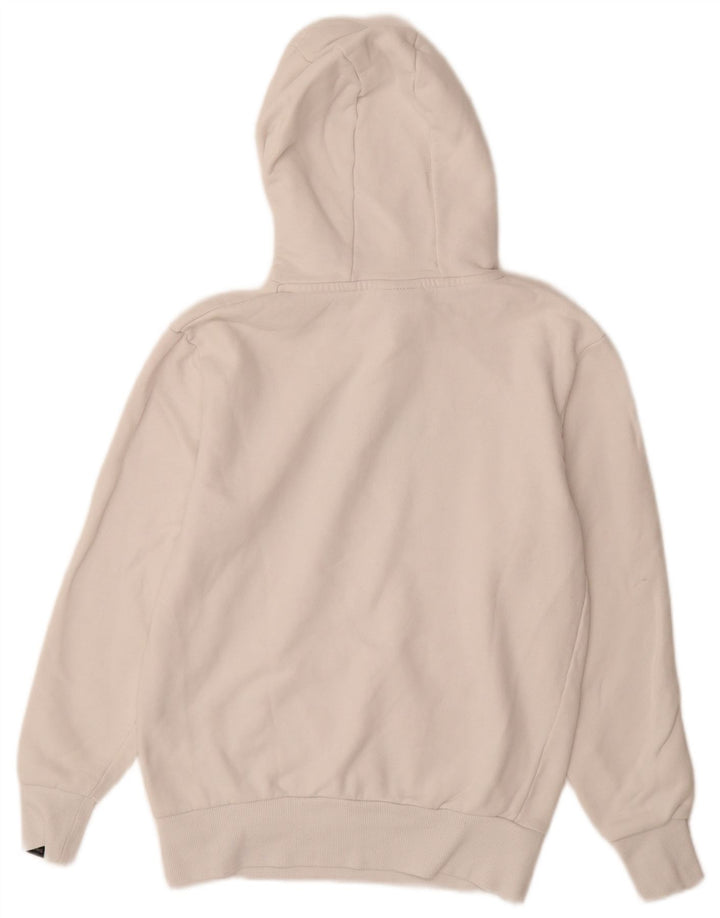 ELLESSE Herren-Kapuzenpullover mit Grafik, Größe S, cremefarbene Baumwolle