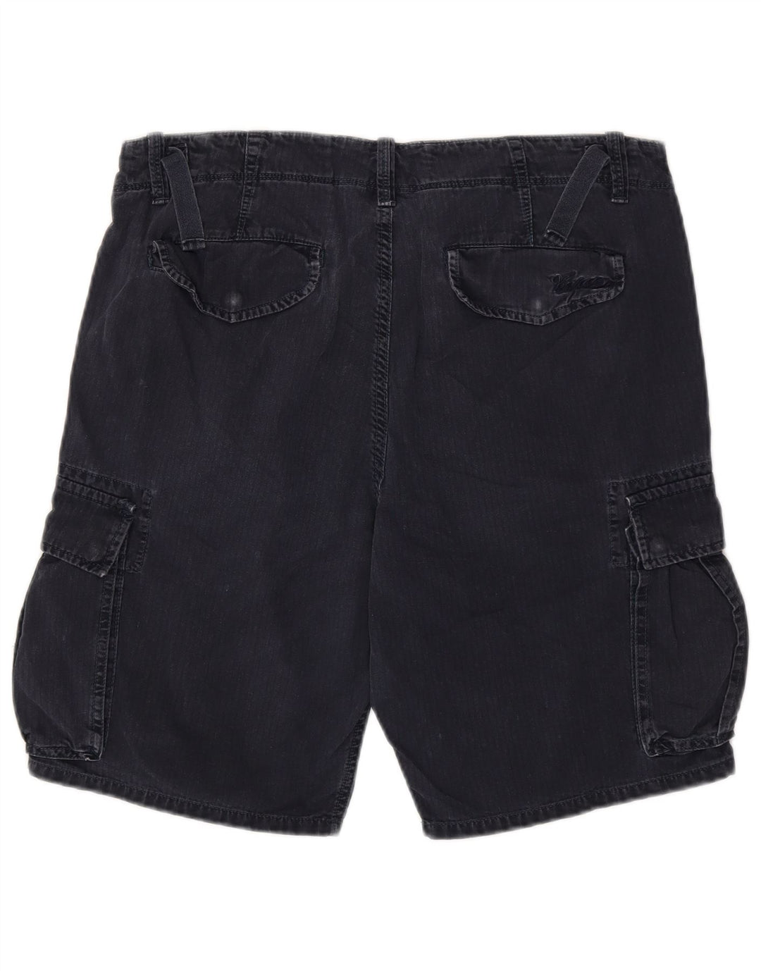Vintage Herren Cargo Shorts W33 Medium Marineblaue Baumwolle