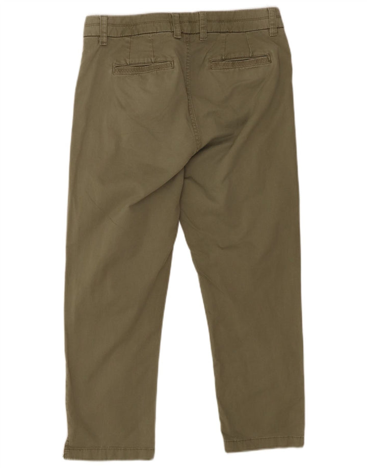 Fat Face Slim Capri-Hose für Damen, UK 12, M, W30, L23, Grün, Baumwolle