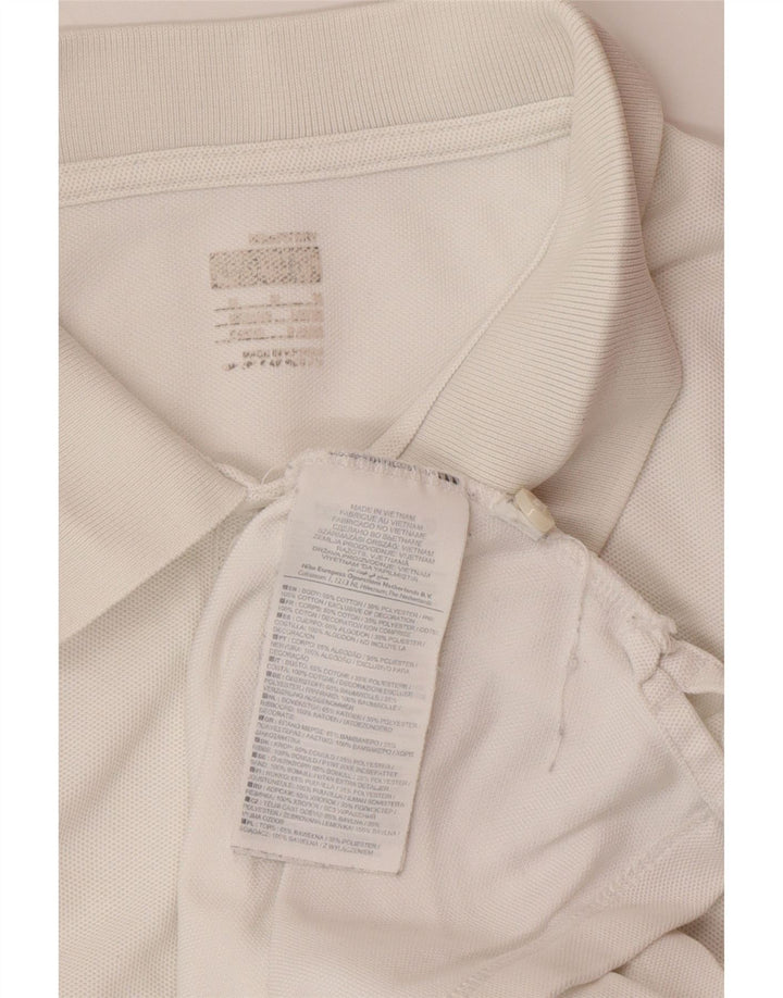 NIKE Herren-Poloshirt, mittelweiße Baumwolle