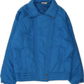 VINTAGE Womens Windbreaker Jacket EU 40 Medium Blue Polyester Vintage Vintage and Second-Hand Vintage from Messina Hembry 
