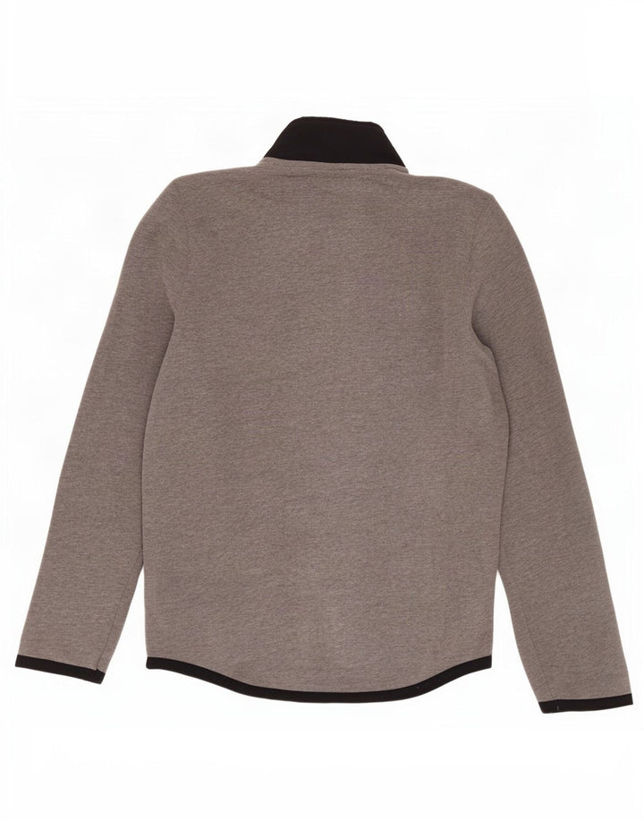 Hollister Herren-Trainingsanzug-Oberteil, Jacke, Größe S, Grau, Colourblock-Baumwolle