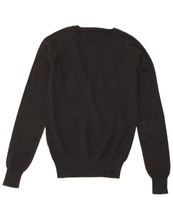 ZARA Damen-Pullover mit V-Ausschnitt, Gr. 10, Größe S, Grau