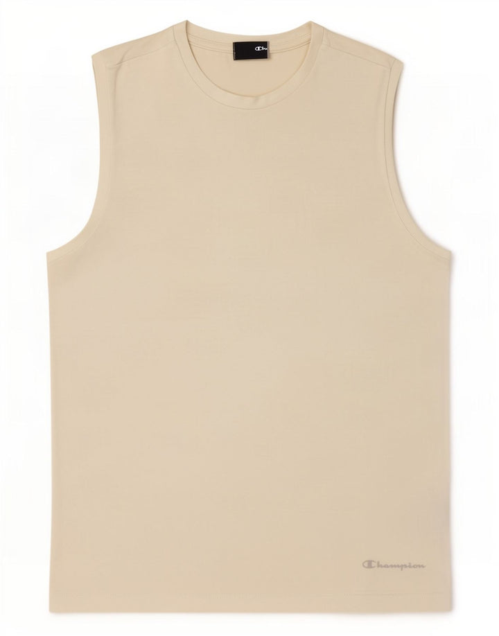 Champion Damen-Trägershirt UK 12 Mittelweiße Baumwolle