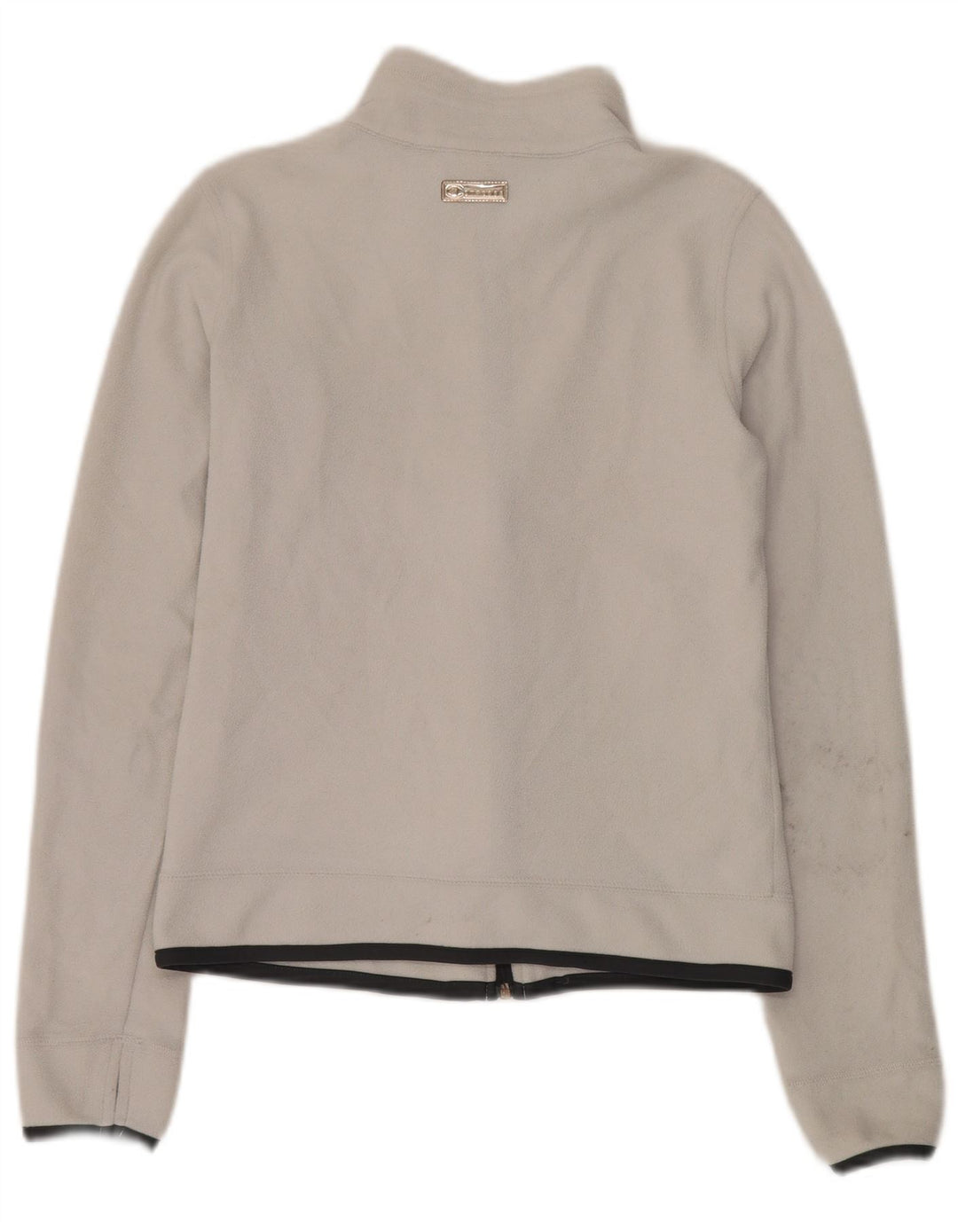 Champion Damen-Fleecejacke mit Grafik, UK 10, Größe S, Weiß, Polyester