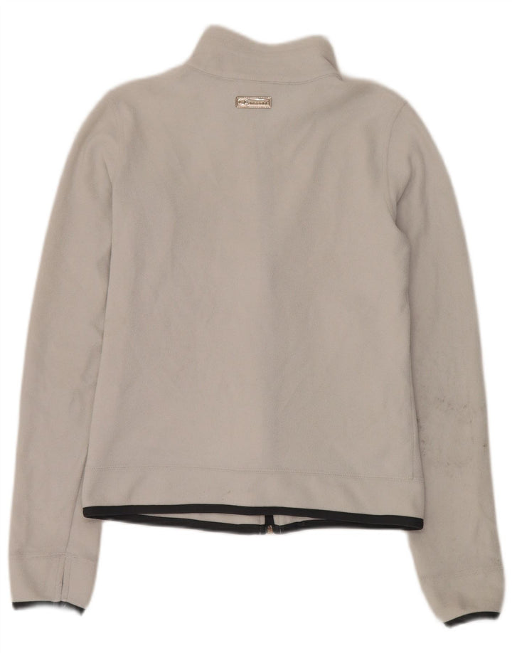 Champion Damen-Fleecejacke mit Grafik, UK 10, Größe S, Weiß, Polyester