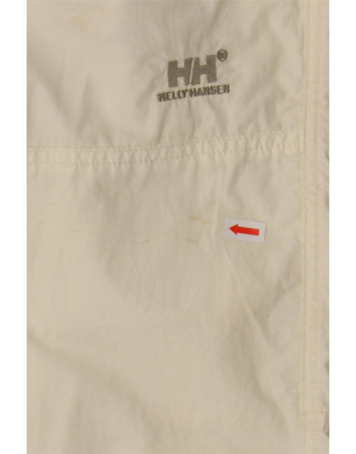 HELLY HANSEN Womens Straight Cropped Trousers Medium W28 L23 Yellow Cotton Vintage Helly Hansen and Second-Hand Helly Hansen from Messina Hembry 