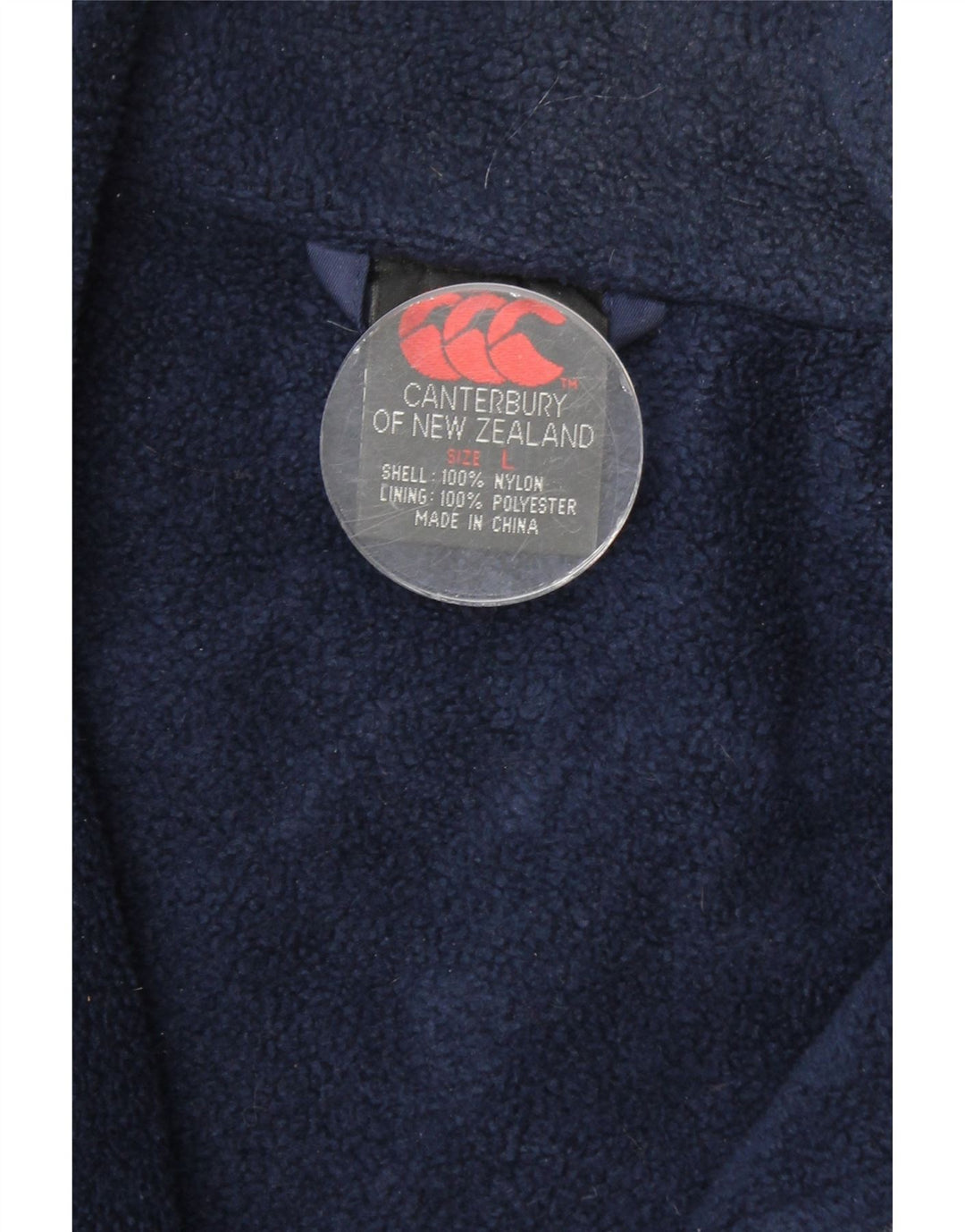 CANTERBURY Herren-Windbreaker-Mantel, UK 40, großes marineblaues Nylon