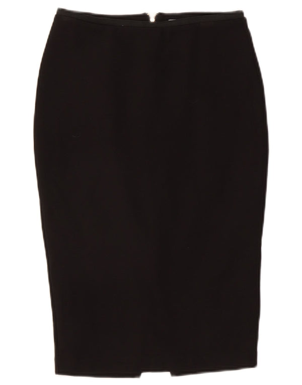Boden Damen-Bleistiftrock mit hoher Taille, UK 6, XS, W24, schwarze Viskose