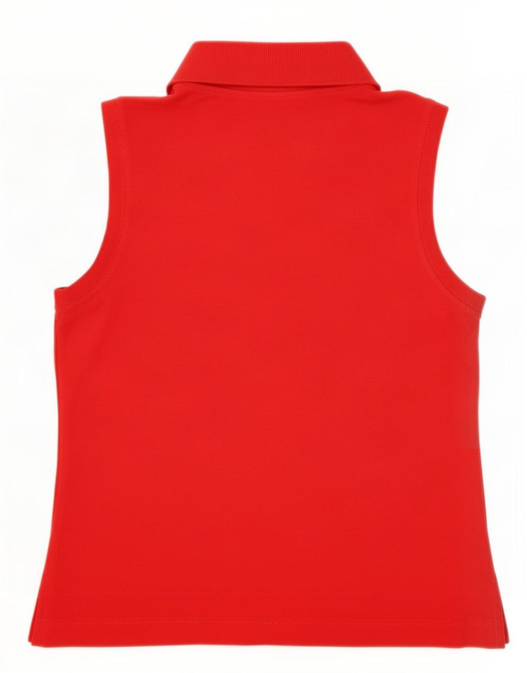 Sergio Tacchini Damen Ärmelloses Poloshirt IT 44 Mittelrot
