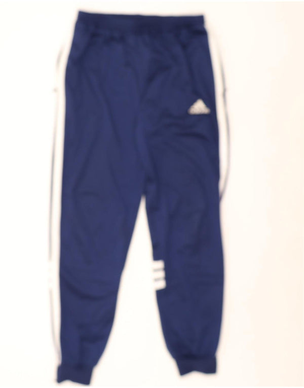 Adidas Herren-Trainingshose, Jogginghose, Größe 42/44, groß, Marineblau, Farbblock
