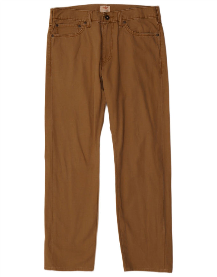 DOCKERS Gerade Freizeithose für Herren, W30, L27, Beige, Baumwolle